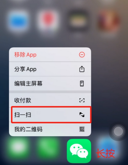 黄石苹果手机维修分享iPhone 15如何快速打开扫一扫 