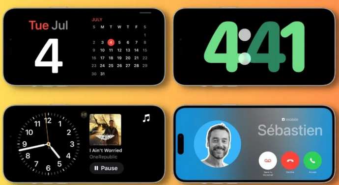 黄石苹果手机维修分享iOS17横屏充电待机显示有什么好处 