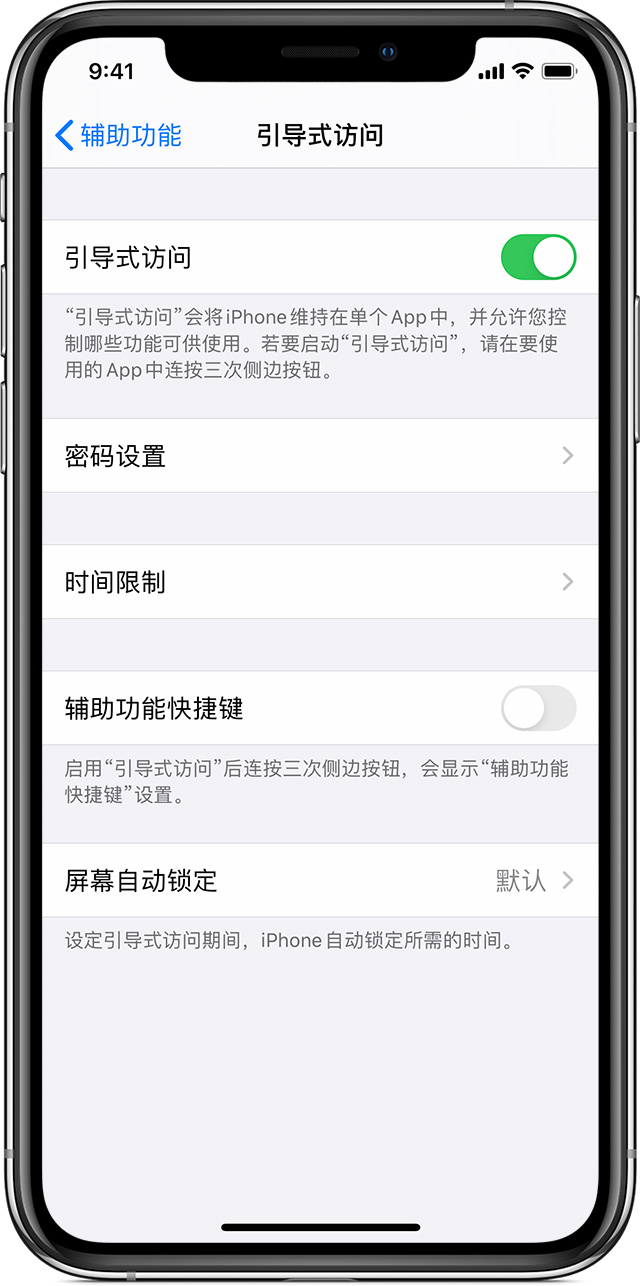 黄石苹果手机维修分享如何在 iPhone 上退出引导式访问 