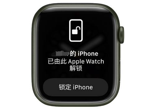 黄石苹果手机维修分享用 AppleWatch 解锁配备面容 ID 的 iPhone方法 